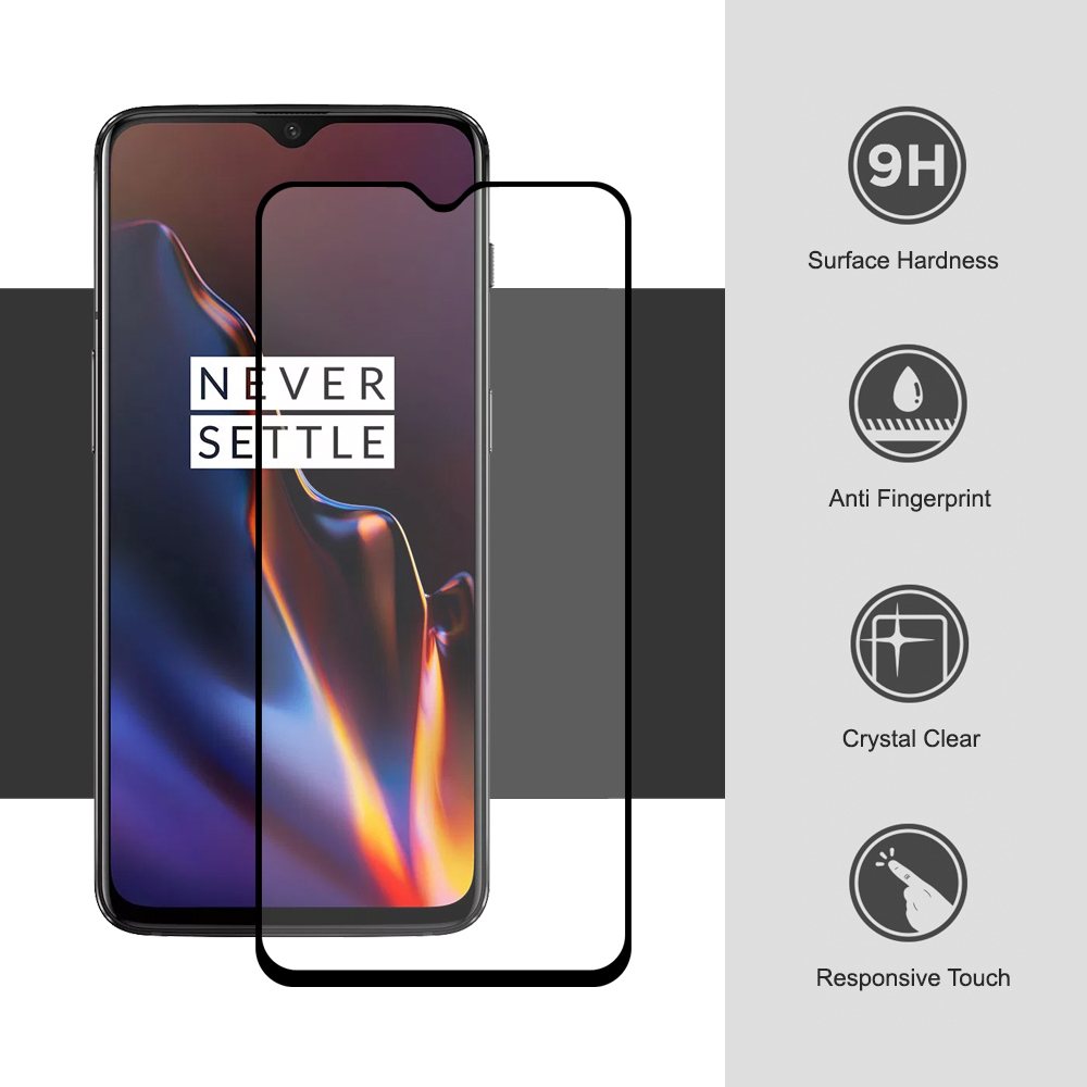 Full Coverage Tempered Glass Screen Protector for OnePlus 6T